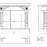 Мраморный портал Crumar Botticelli чертеж